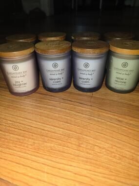 8 Chesapeake Bay Candle bundle mixed lot